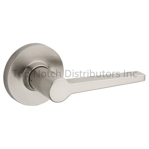 Safe Lock SL1002DALRDT-15 UL Daylon Satin Nickel Passage Lever Lock with Round Rose, RCAL Latch