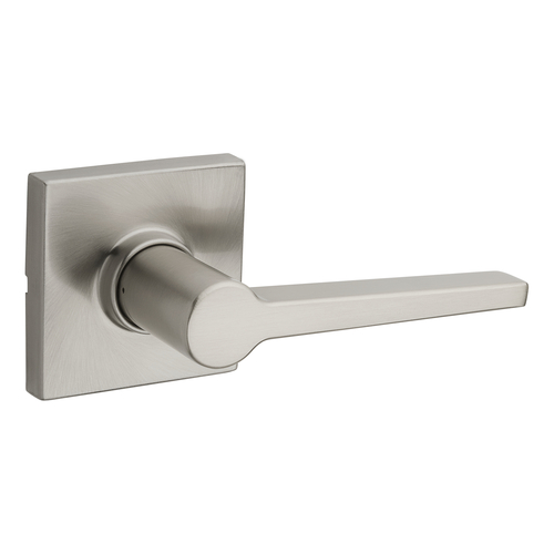 Safe Lock SL1002DALSQT-15 Daylon UL Rated Satin Nickel Passage Lever Lock with Square Rose