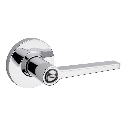 Safe Lock SL4000DALRDT-26 Daylon Privacy Lever with Round Rose, RCAL Latch, RCS Strike, Chrome Finish