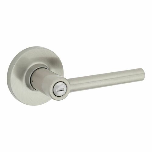 Safe Lock SL4000RELRDT-15 Reminy Round Rose Push Button Privacy Lock, Satin Nickel Finish