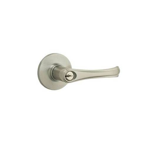 Safe Lock SL5000GV-15 Grapevine Satin Nickel Lever Entry Lock with RCAL Latch RCS Strike