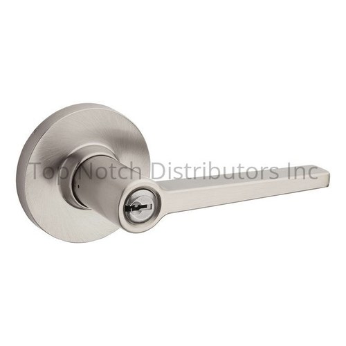 Safe Lock SL6500DALRDT-15 Daylon Satin Nickel Storeroom Lever Lock with 4AL Latch and RCS Strike