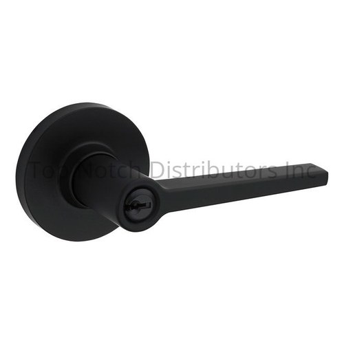 Safe Lock SL6500DALRDT-514 Daylon Matte Black Storeroom Lever Lock with 4AL Latch and RCS Strike