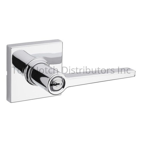 Safe Lock SL6500DALSQT-26 Daylon Square Rose Storeroom Lock Lever, 4AL Latch, RCS Strike, Chrome