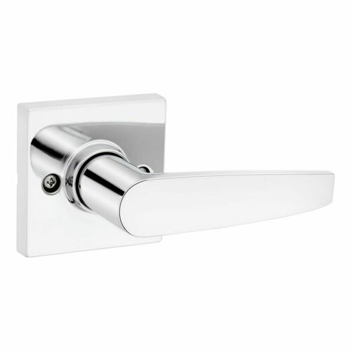 Safe Lock SL7000WISQT-26 Winston Square Rose Half Dummy Lever - Bright Chrome Finish