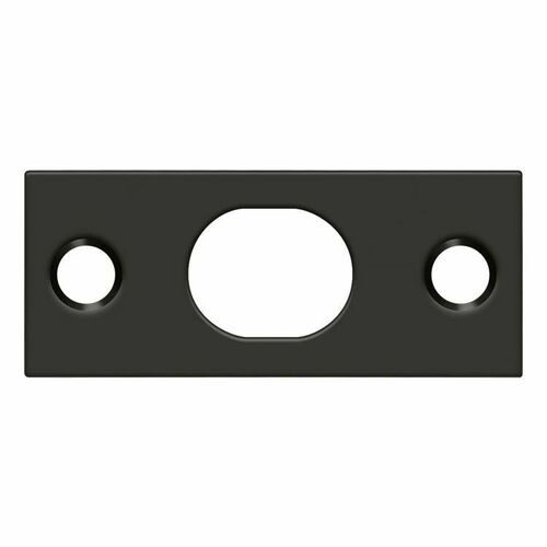 Deltana SP12EFB10B Oil-Rubbed Bronze Strike Plate for Extension Flush Bolt