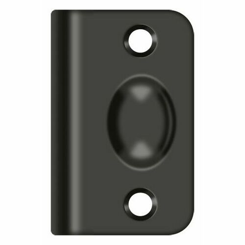 Deltana SPB349U10B Oil-Rubbed Bronze Strike Plate for Ball Roller Catches