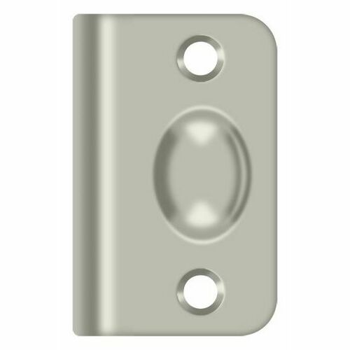 Deltana SPB349U15 Brushed Nickel Strike Plate for Ball Roller Catches