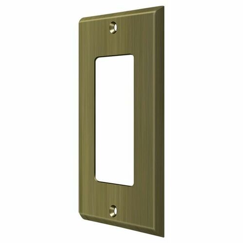 Deltana SWP4754U5 Antique Brass Single Rocker Switch Plate