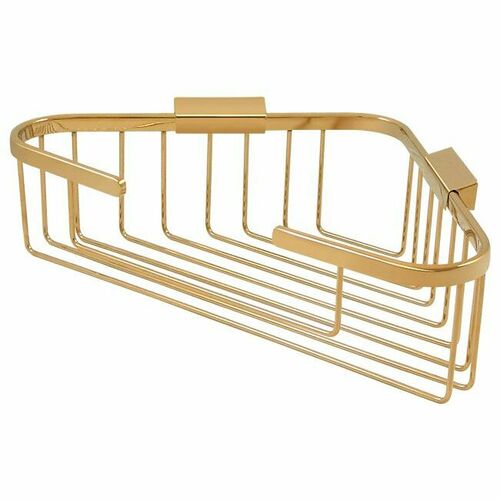 Deltana WBC1310CR003 Triangular Corner Wire Basket, 13.25