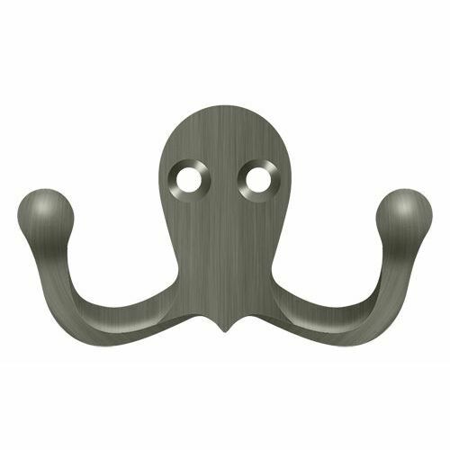 Deltana WDH15U15A Antique Nickel Double Hook