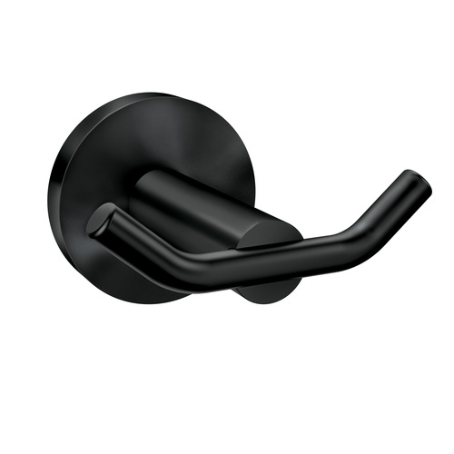 Moen Y5703BL 2-Hook Robe Hook in Matte Black
