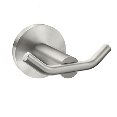 Moen Y5703BN 2-Hook Robe Hook in Spot Resist Brushed Nickel