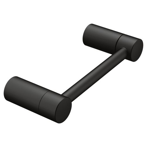 Moen YB0408BL Wall Mount Toilet Tissue Holder in Matte Black