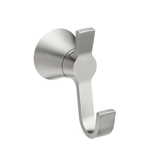 Moen YB0703BN Jase Double Robe Hook - Brushed Nickel Finish