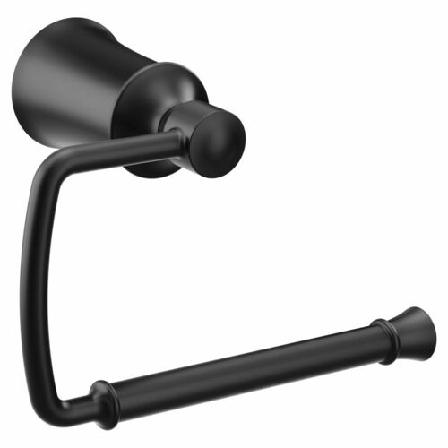 Moen YB2108BL Wall Toilet Tissue Holder in Matte Black
