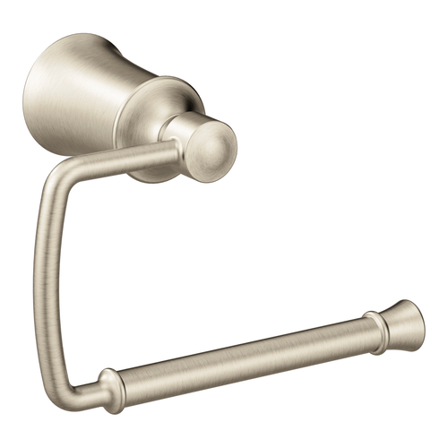 Moen YB2108BN Wall Mount Toilet Tissue Holder in Brushed Nickel