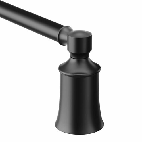 Moen YB2124BL 24 in. Towel Bar in Matte Black