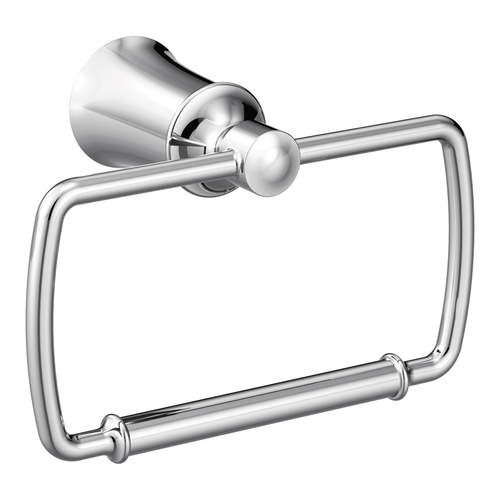 Moen YB2186CH Rectangular Closed Towel Ring in Polished Chrome