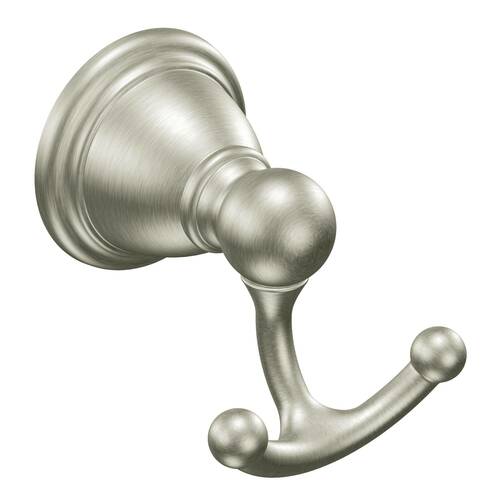 Moen YB2203BN 2 Robe Hook in Brushed Nickel