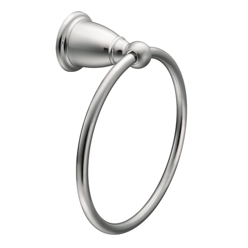 Moen YB2286CH Round Closed Towel Ring in Polished Chrome
