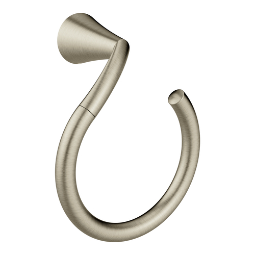 Moen YB2386BN Round Open Towel Ring in Brushed Nickel