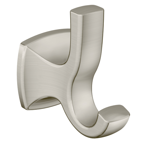 Moen YB5103BN 2 Robe Hook in Brushed Nickel