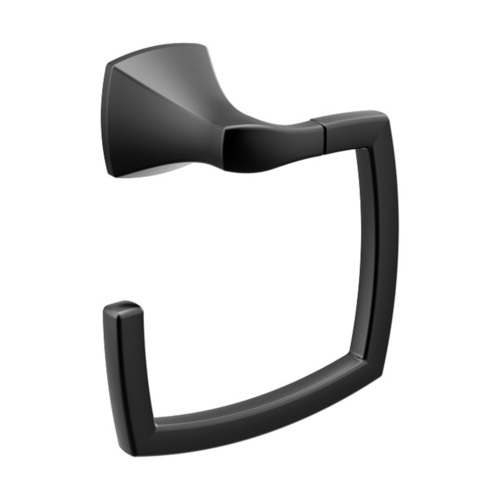 Moen YB5186BL Towel Ring in Matte Black