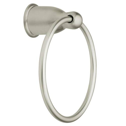 Moen YB8086SN Round Closed Towel Ring in Satin Nickel