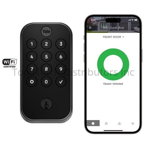 Yale YRD410WF1BSP Yale Assure Lock 2 Keypad Wi-Fi, Black Suede Powder Coat Finish