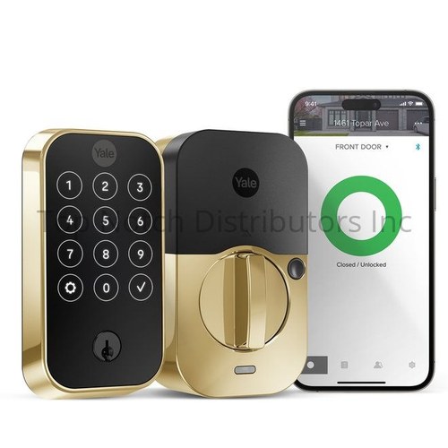 Yale YRD420BLEP05 Assure Lock 2 Touchscreen Bluetooth - P05 Lifetime Brass Finish
