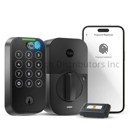 Yale YRD420FWF1BSP Yale Assure Lock 2 Touchscreen Fingerprint WiFi - Black Suede Finish