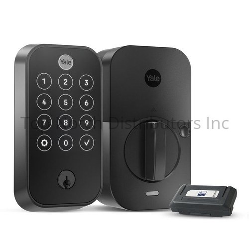 Yale YRD420ZW3BSP YRD420ZW2BSP Assure 2 Touchscreen Deadbolt with Z-Wave, Black Suede Finish
