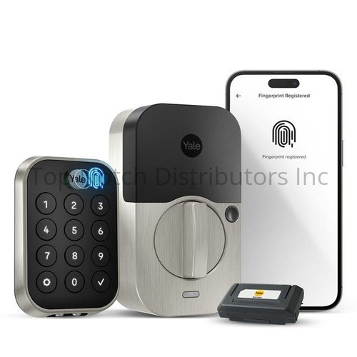 Yale YRD430FWF1619 Assure Lock 2 Touch Keypad WiFi Biometric Deadbolt US15 Satin Nickel