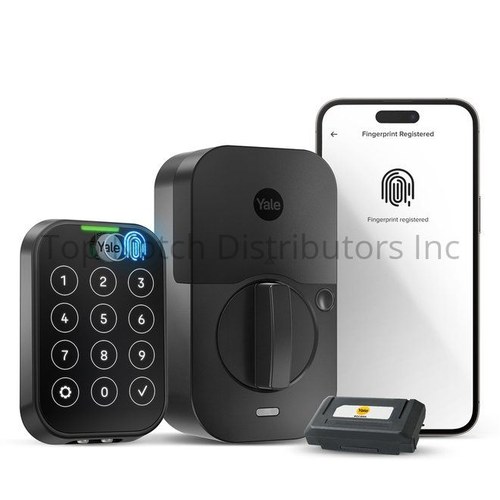 Yale YRD450FWF1BSP Yale Assure Lock 2 Touchscreen WiFi Fingerprint Scanner - Black Suede