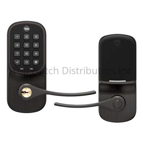 Yale YRL216CBA10BP August Assure Lever Keypad Keyed Entry Lock - Oil Rubbed Bronze