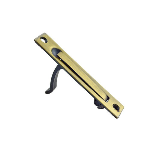 Ives 230B5 Brass Sliding Door Edge Pull - Antique Finish