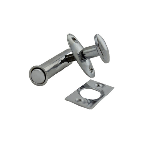 Ives S48B26 Brass Mortise Bolt - Bright Chrome Finish