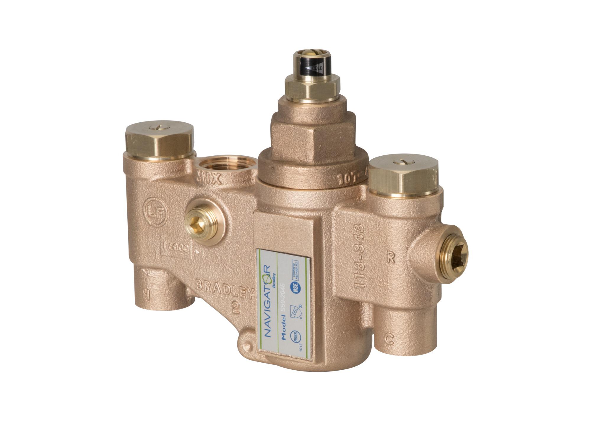 Bradley S592045 45 GPM Standard Thermostatic Mixing Valve