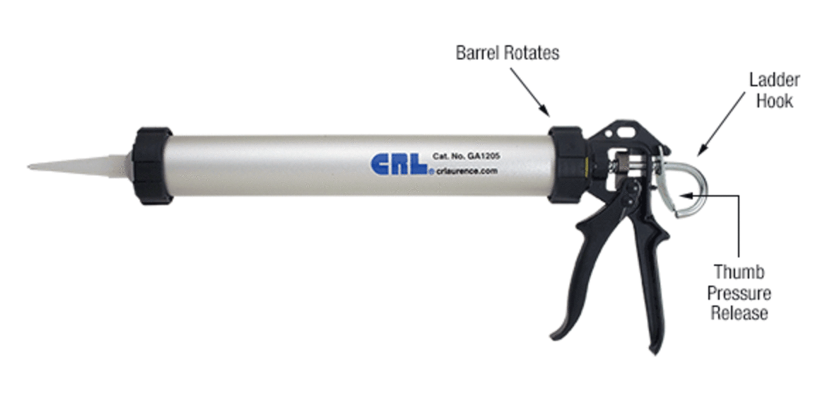 CRL GA1205 15" Sausage and Cartridge Caulking Gun