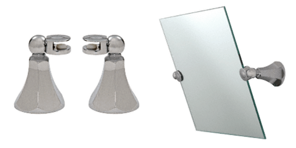 CRL MP8608BN Bell Design Brushed Nickel Mirror Pivots