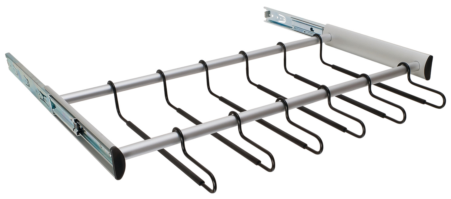 Hafele 805.58.935 24 Hanger Pants Rack Pull-out | thebuilderssupply.com