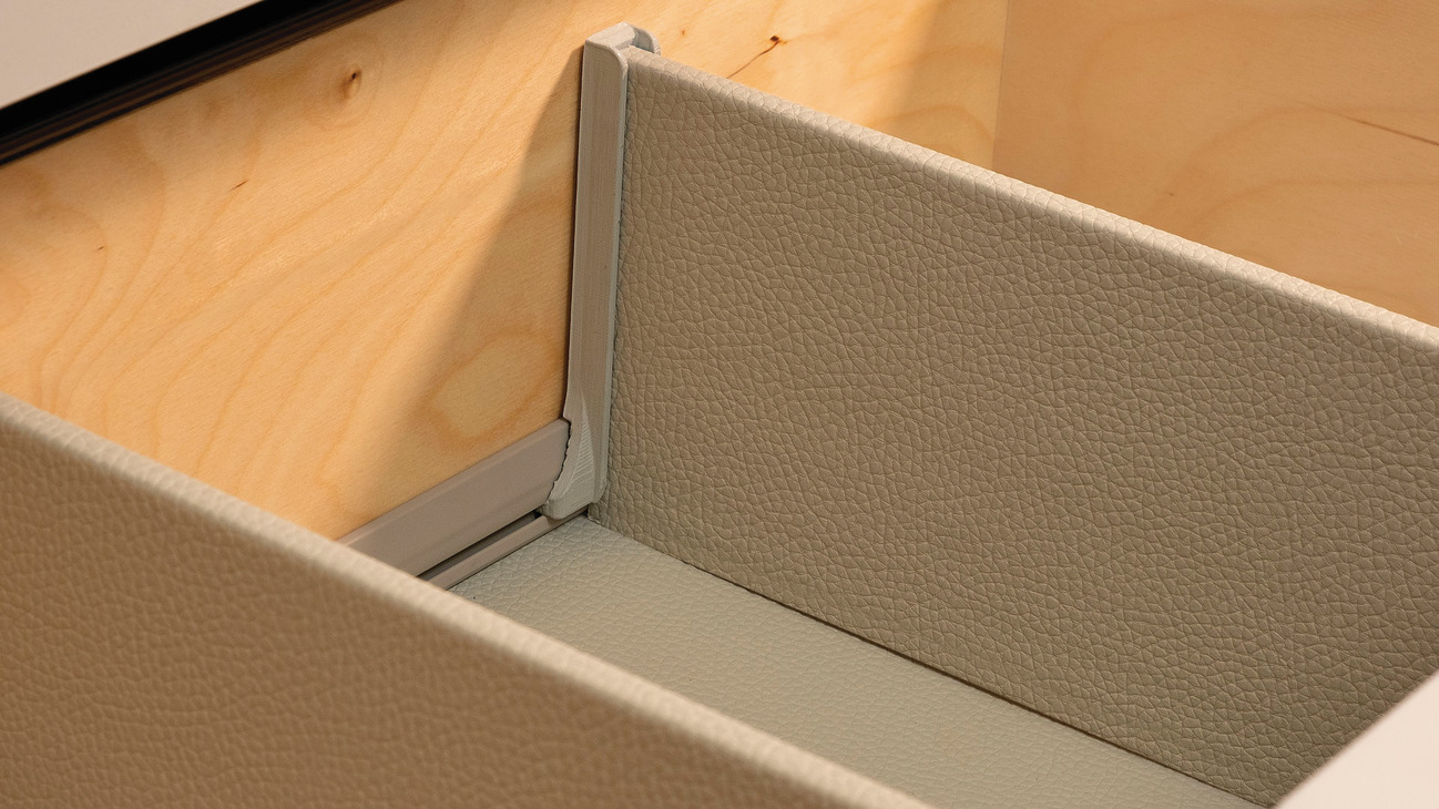 Hafele Shelf Rails Hafele 807.89.702 TAG Contour Drawer Organizer Divider Rails ...