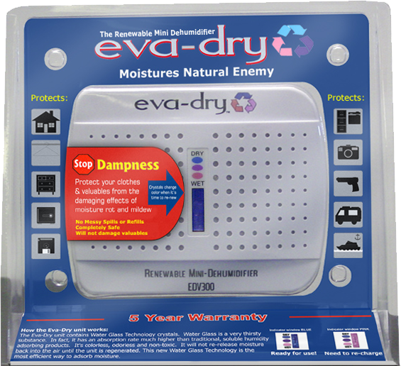EvaDry EVADRY333 Safe Dehumidifier