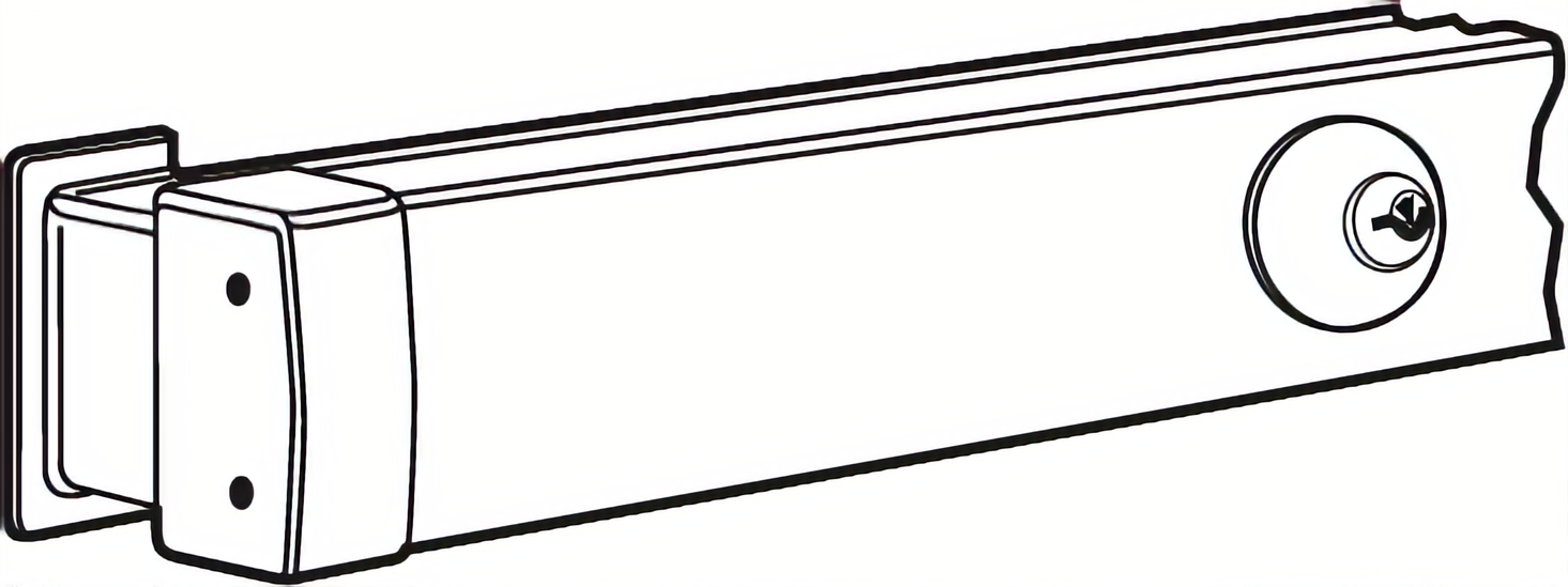 Adams Rite 31-0265-01 Cylinder Dogging Assembly for 8000 Series Exit ...