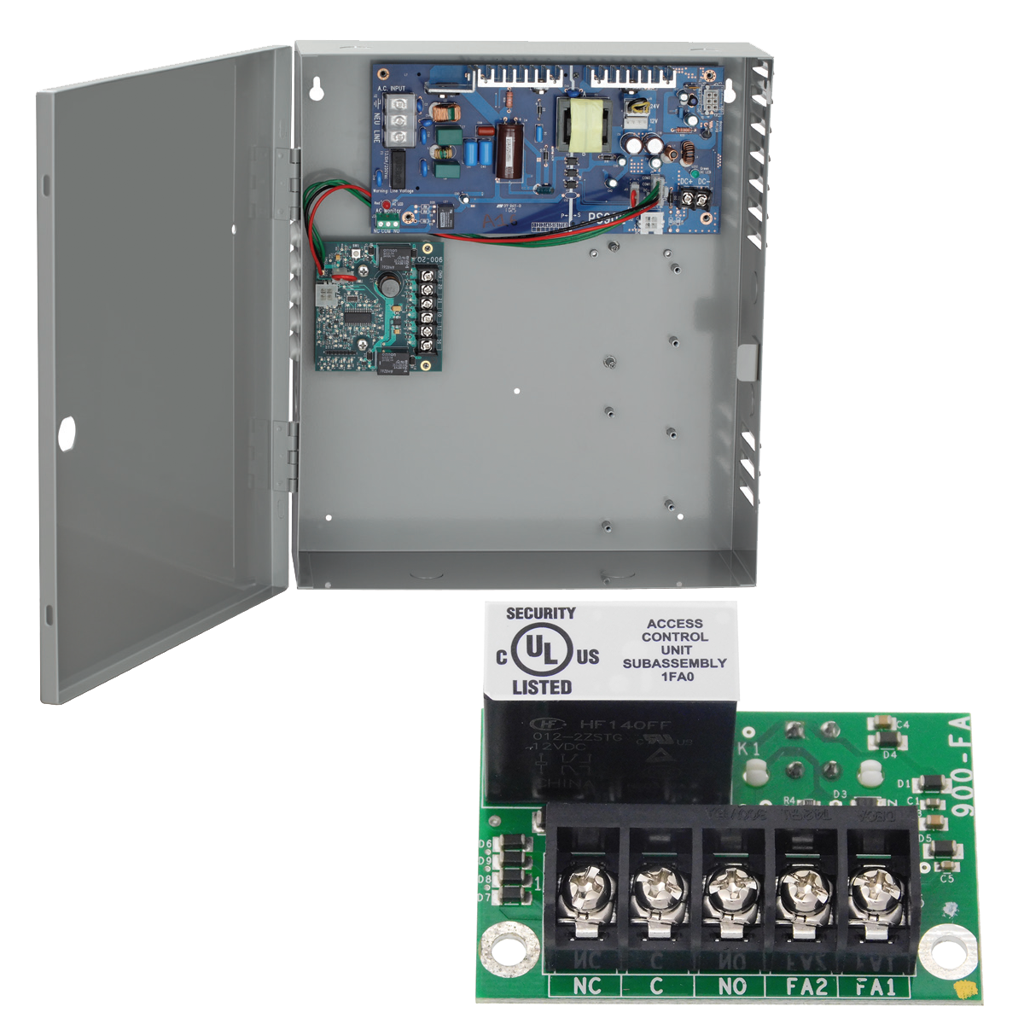 Emergency Override Module Schlage PS902-FA Power Supply 2A Fire Alarm Relay Module for Emergency ...