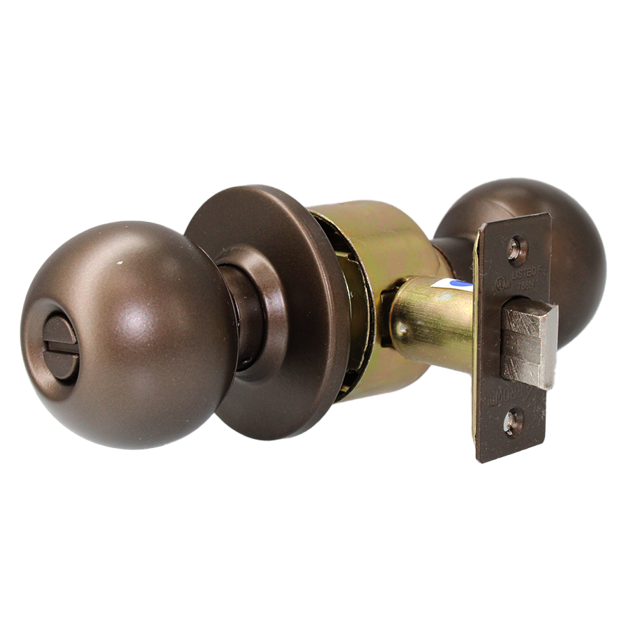 Arrow Lock RK02BD613E-2 3/8 BS Privacy Ball Knob, 2-3/8in Backset ...