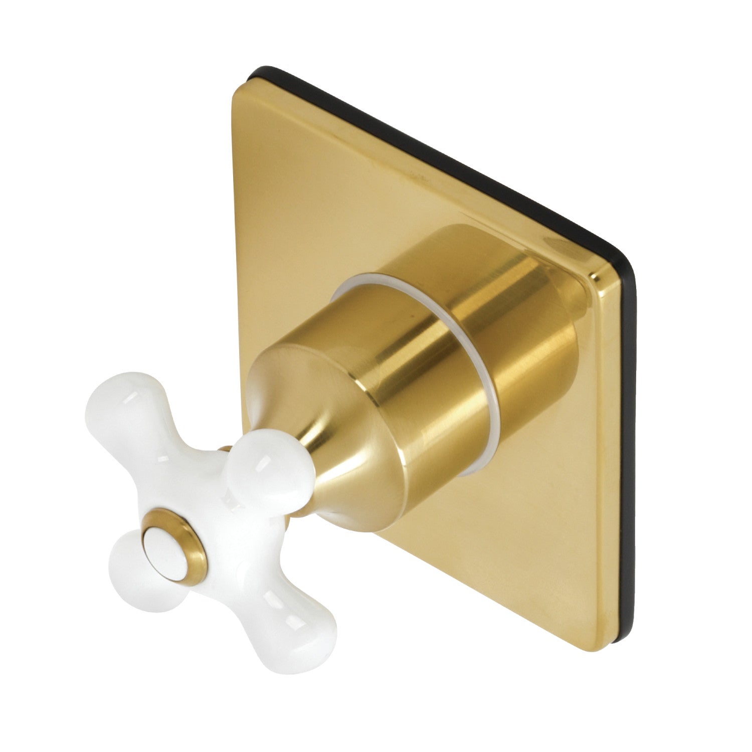 Kingston Brass Ks3047px Brushed Brass Single Handle 3 Way Diverter 