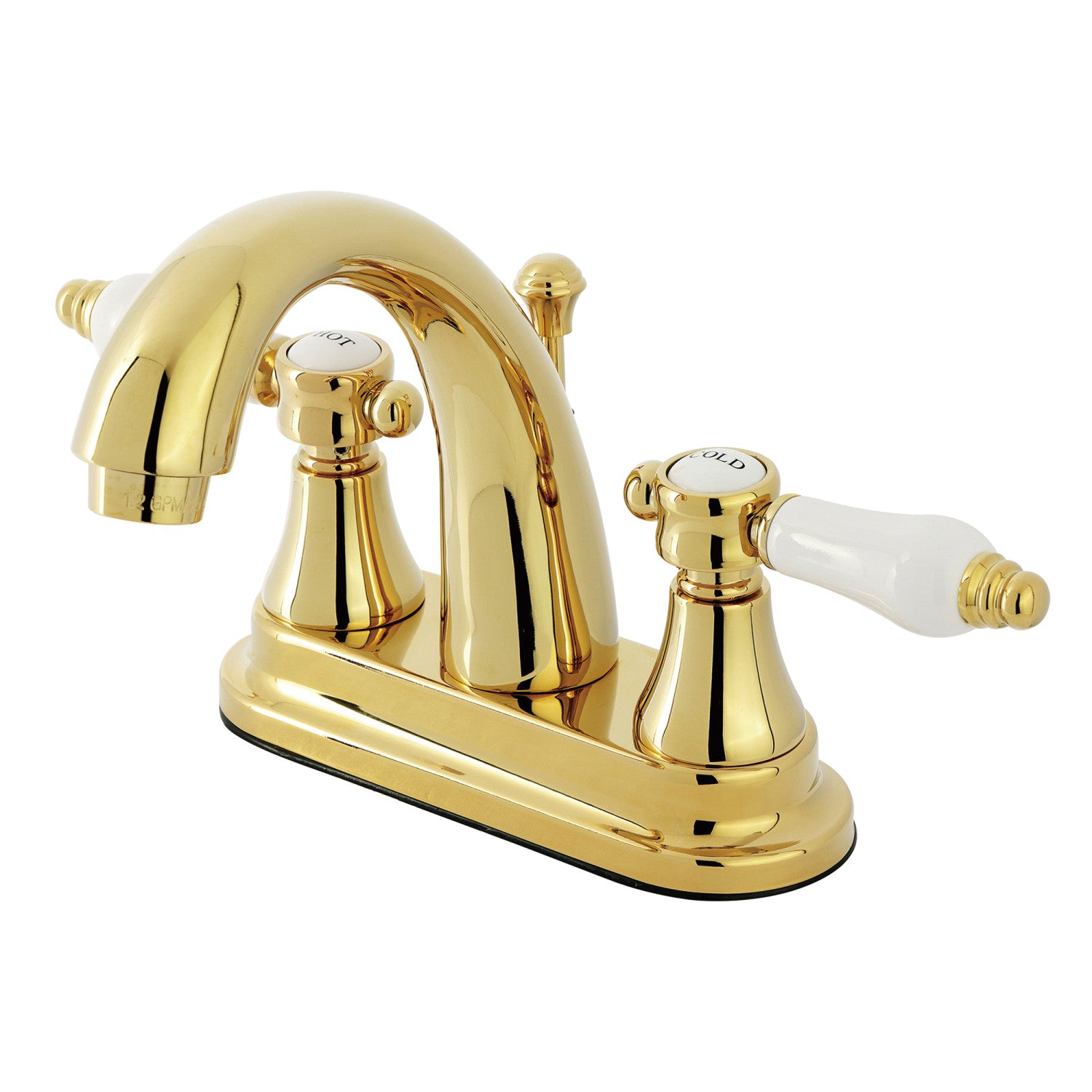 Kingston Brass Waschtisch-Armatur – 4" Centerset Mit Zwei Griffen & Pop-Up Ablauf