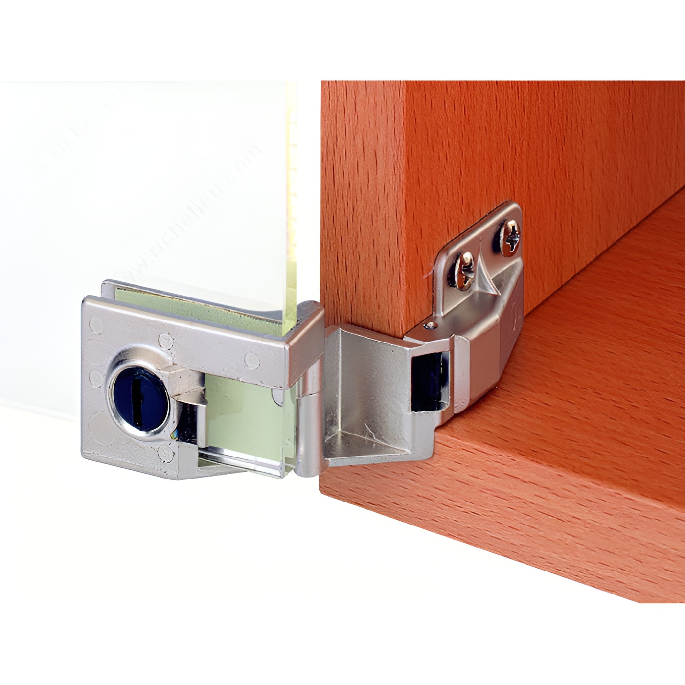 Richelieu HIN65403 Surface Mounted Hinge with Snap Closure for Half